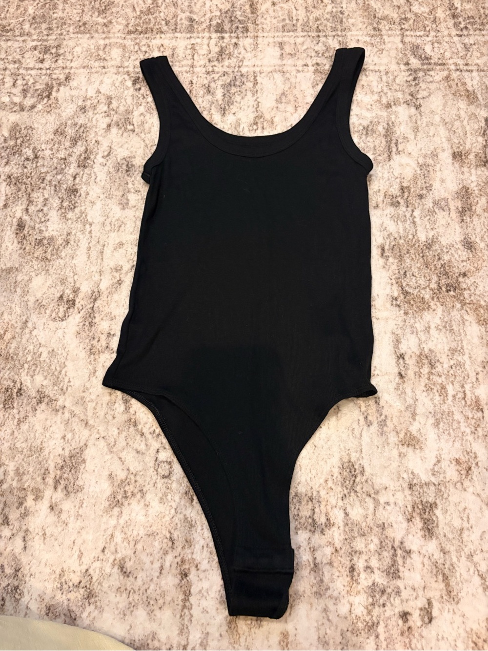 a new day women’s Black Ribbed Crewneck Sweater Tank